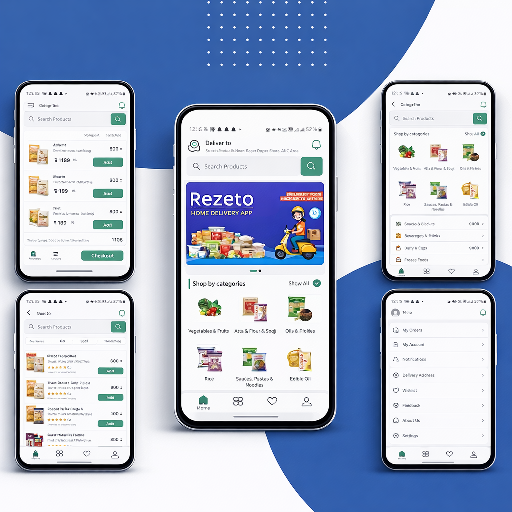 Rezeto Grocery in minutes