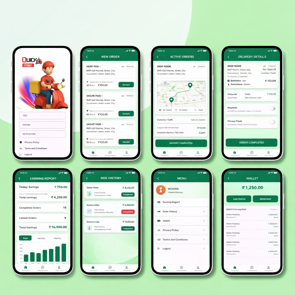 QuickZ Delivery Partner App