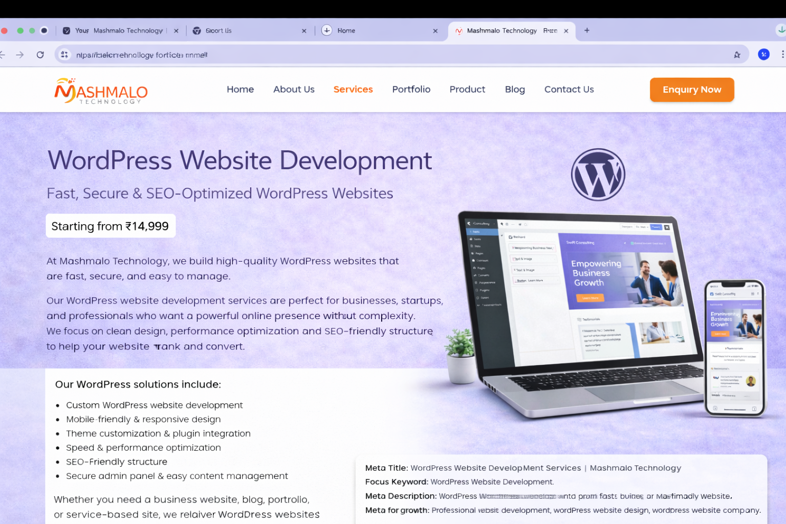 Business Website